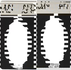 Square, Legend Plate - Manual-Auto